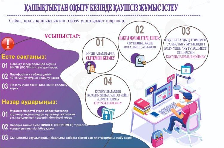 Қашықтықтан оқыту. Дистанционное обучение