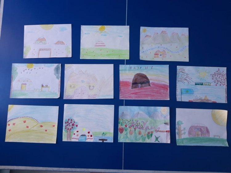 Выставка рисунков "Наурыз-начало года"